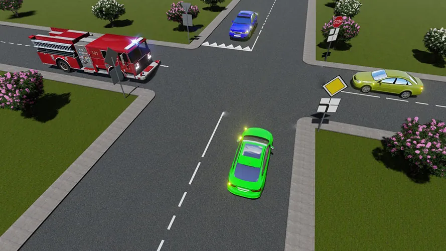 Maxsus transport vositalarining imtiyozlari — 4-savol rasmi