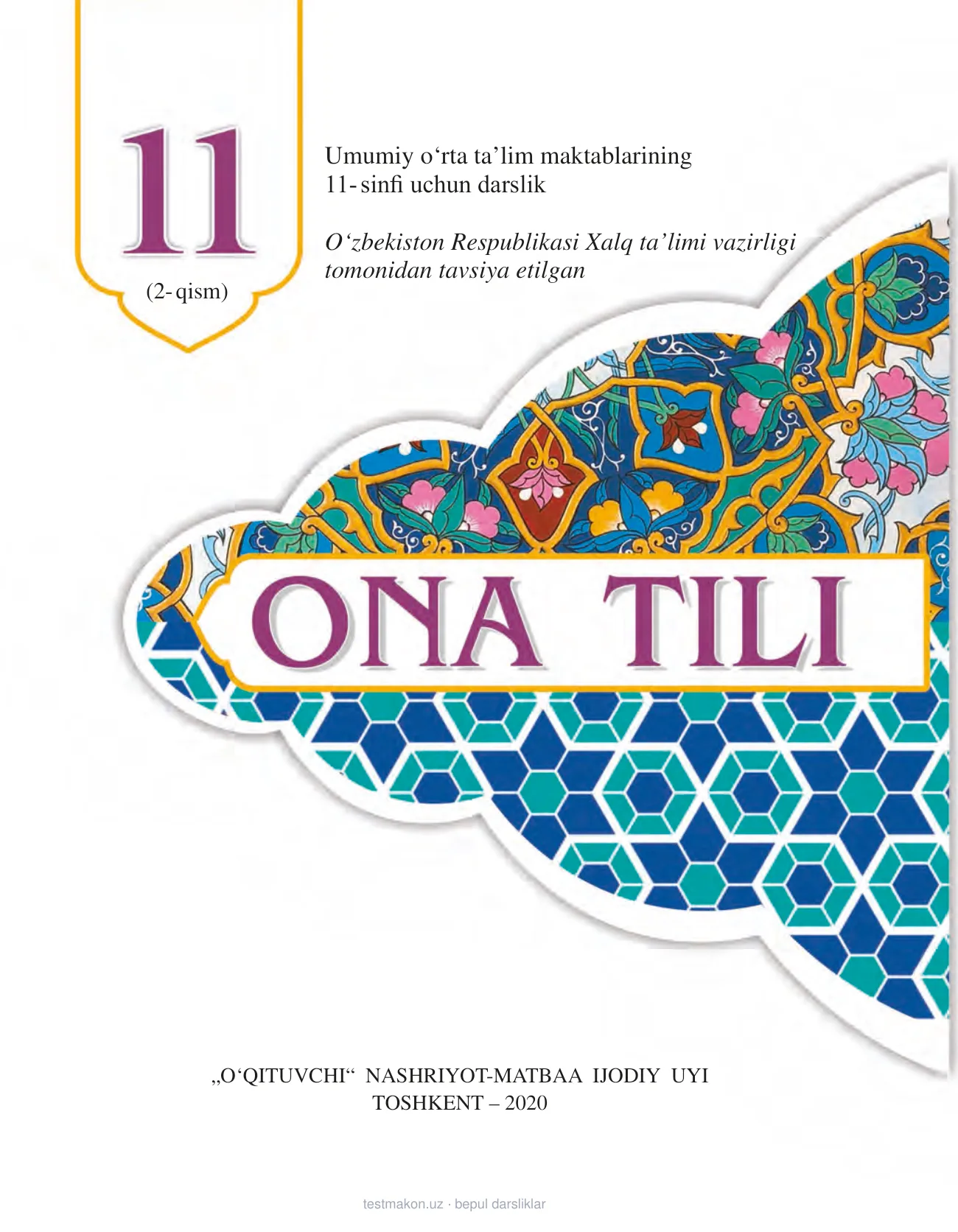 11-sinf Ona tili 2-qism
