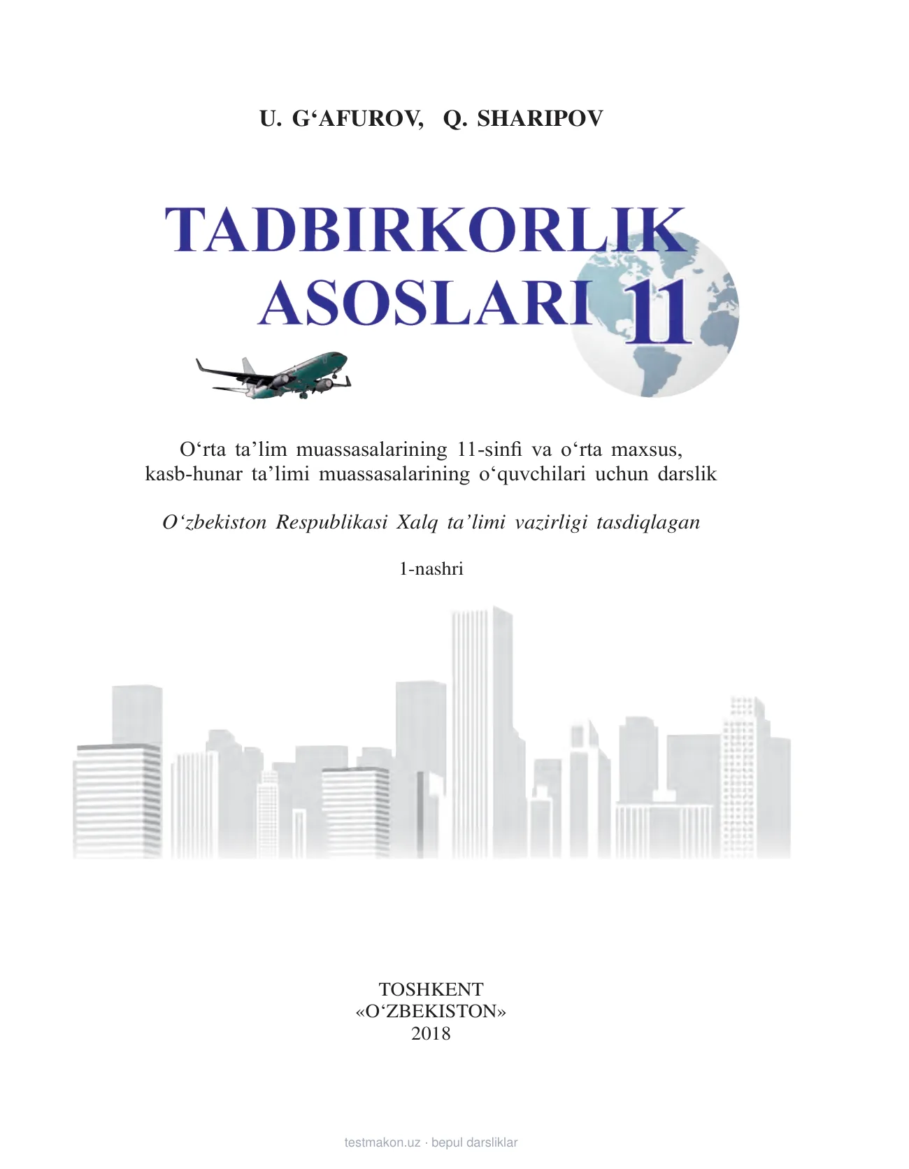 11-sinf Tadbirkorlik asoslari