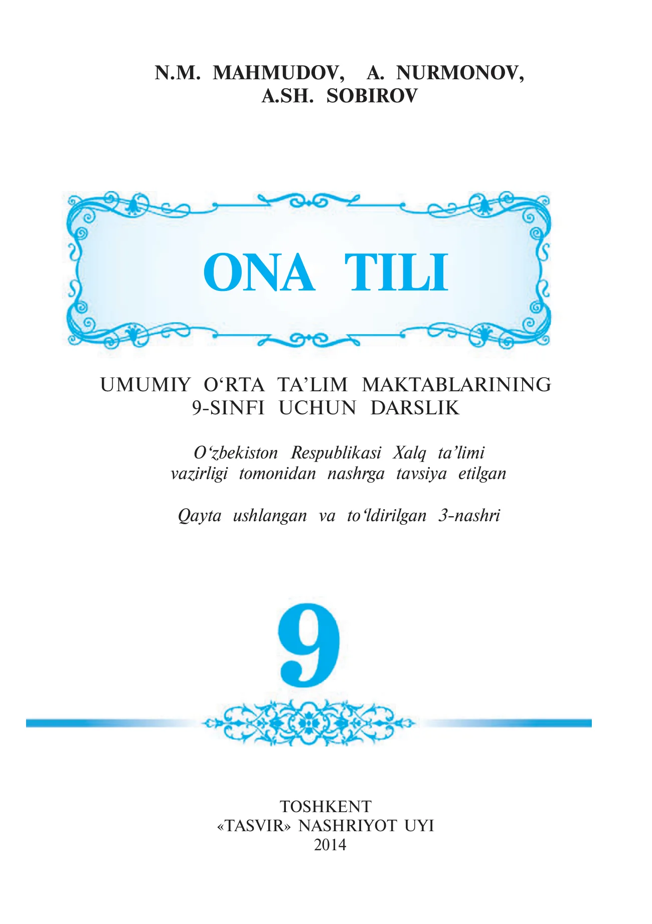 9-sinf Ona tili