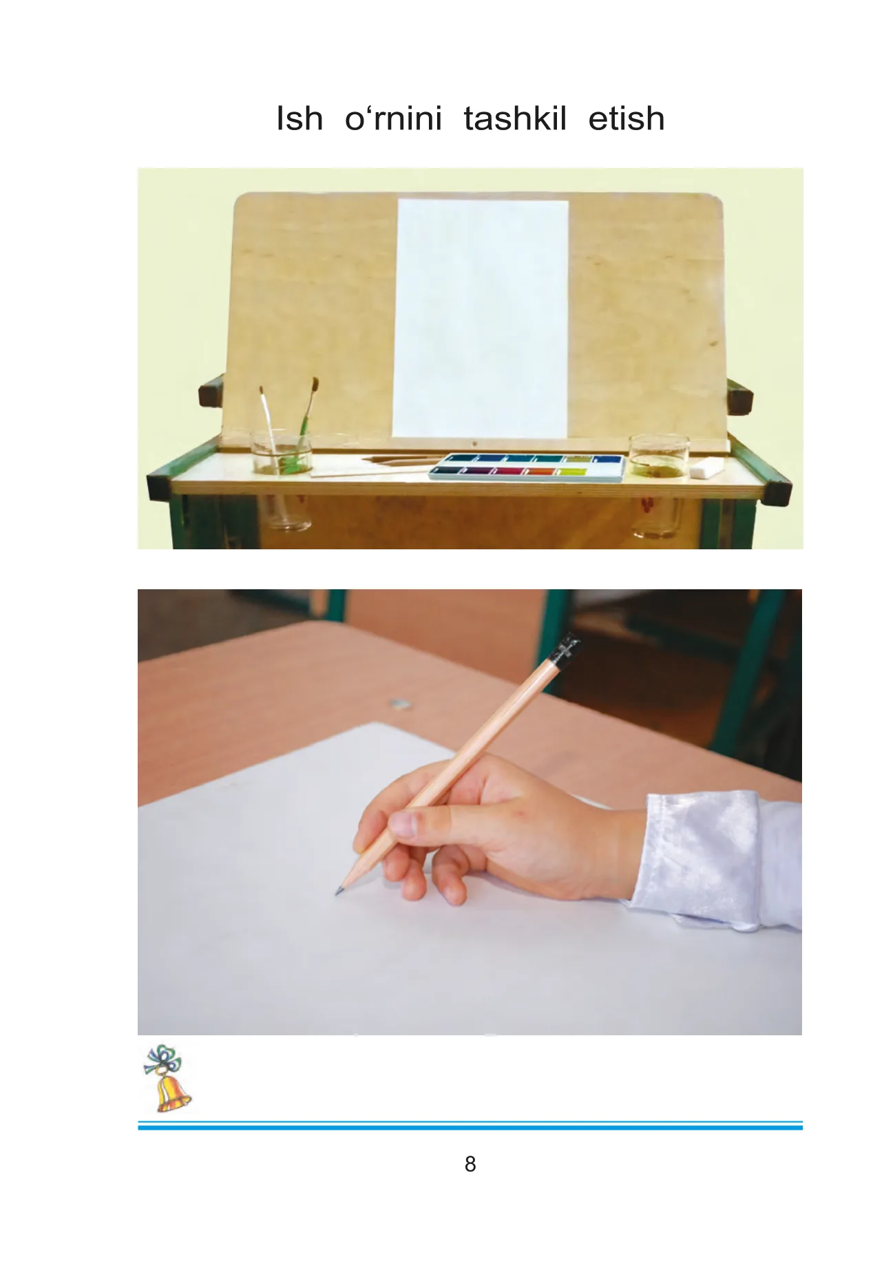 1-синф Тасвирий санъат — 8-бет