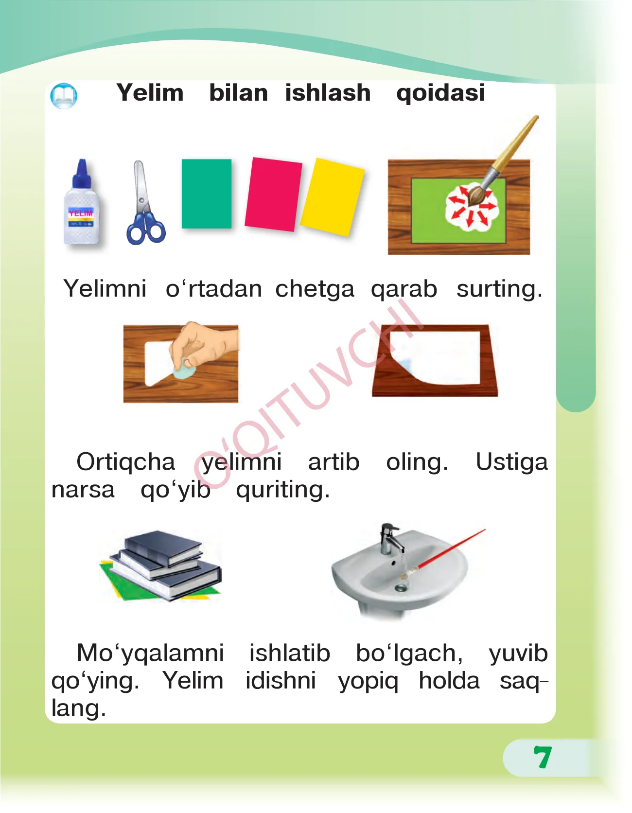 1-sinf Texnologiya — 7-bet
