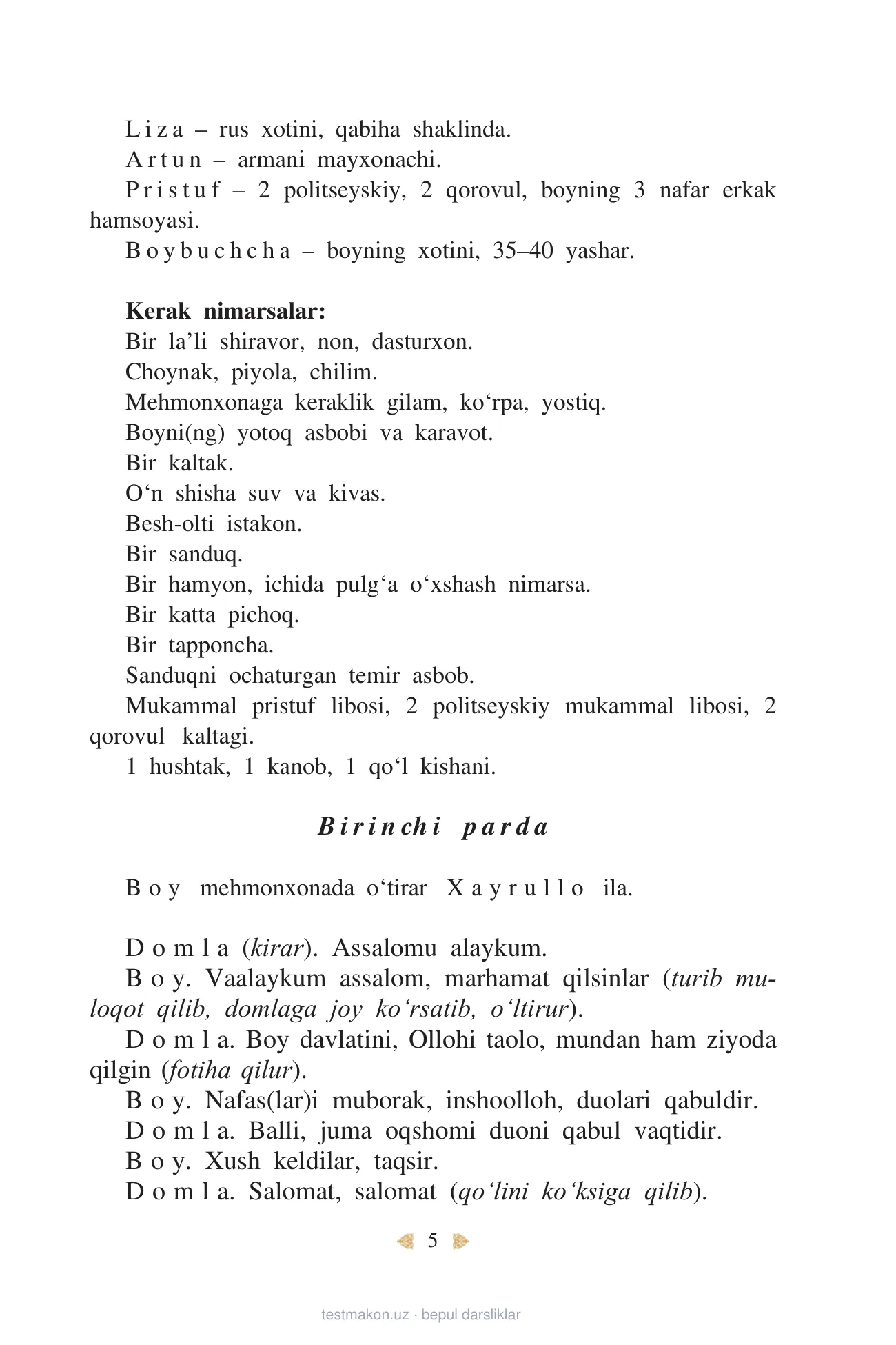 10-sinf Adabiyot 2-qism — 5-bet