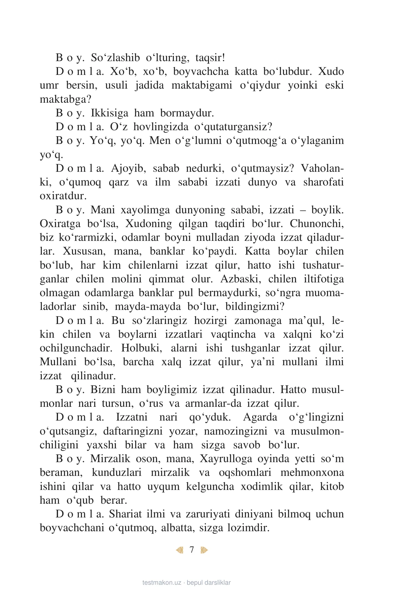 10-sinf Adabiyot 2-qism — 7-bet