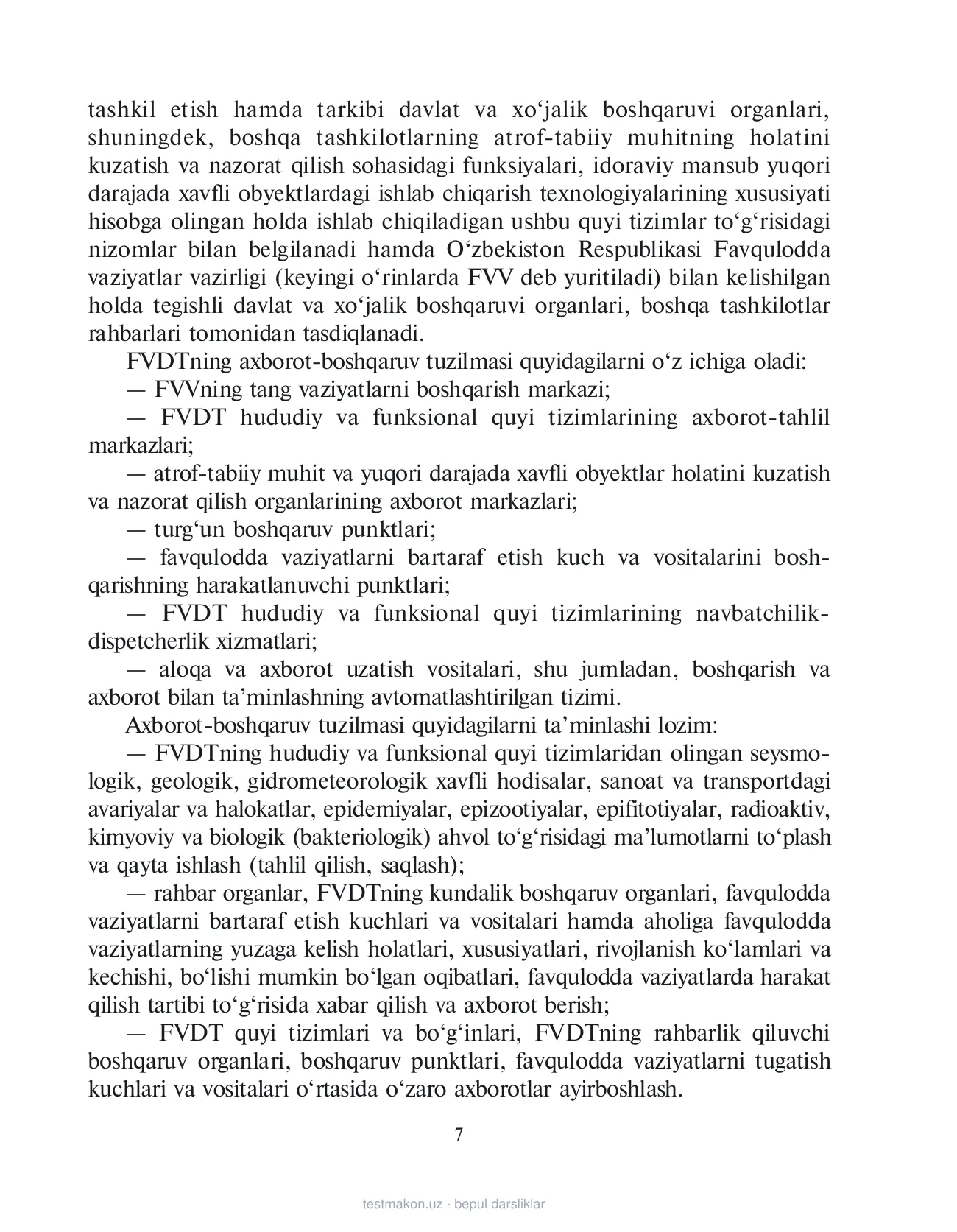 11-sinf Chaqiruvga qadar boshlang‘ich tayyorgarlik — 7-bet
