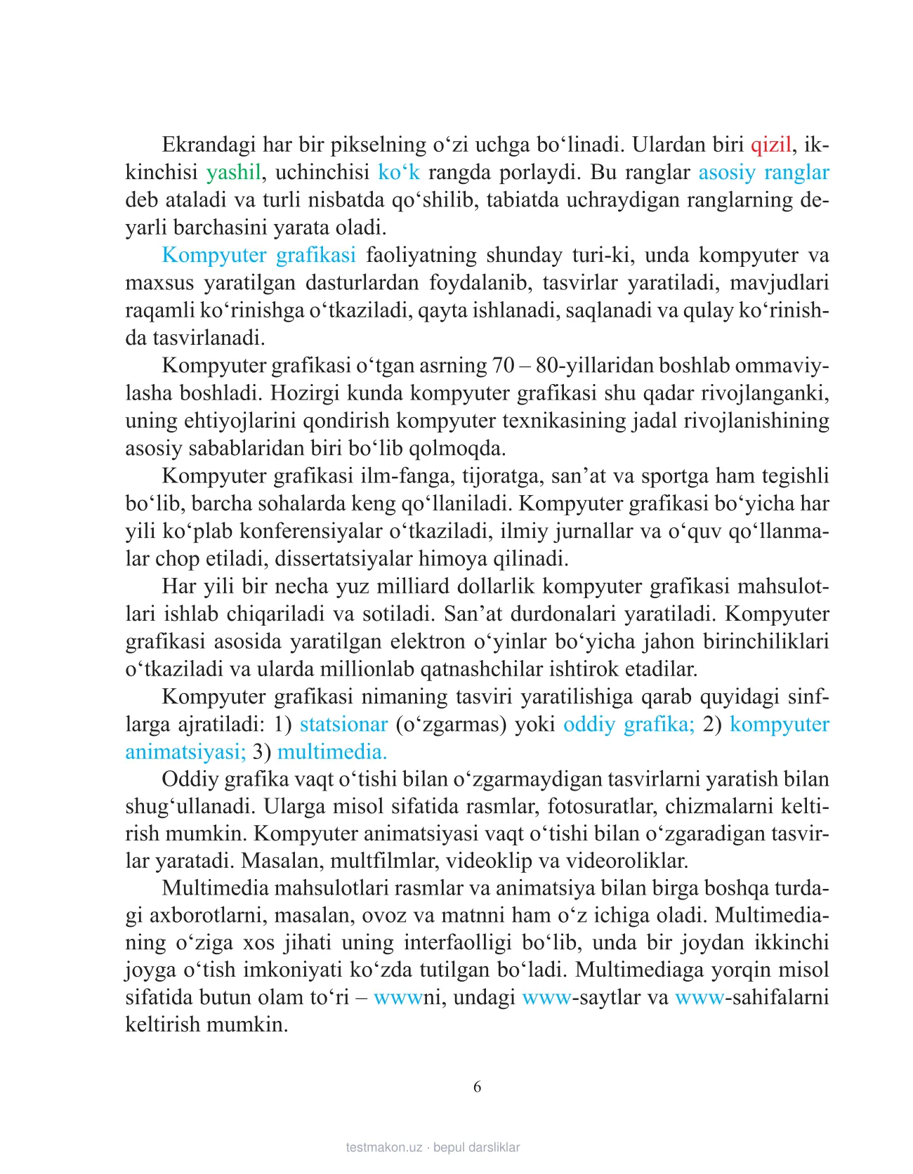 11-sinf Informatika — 6-bet