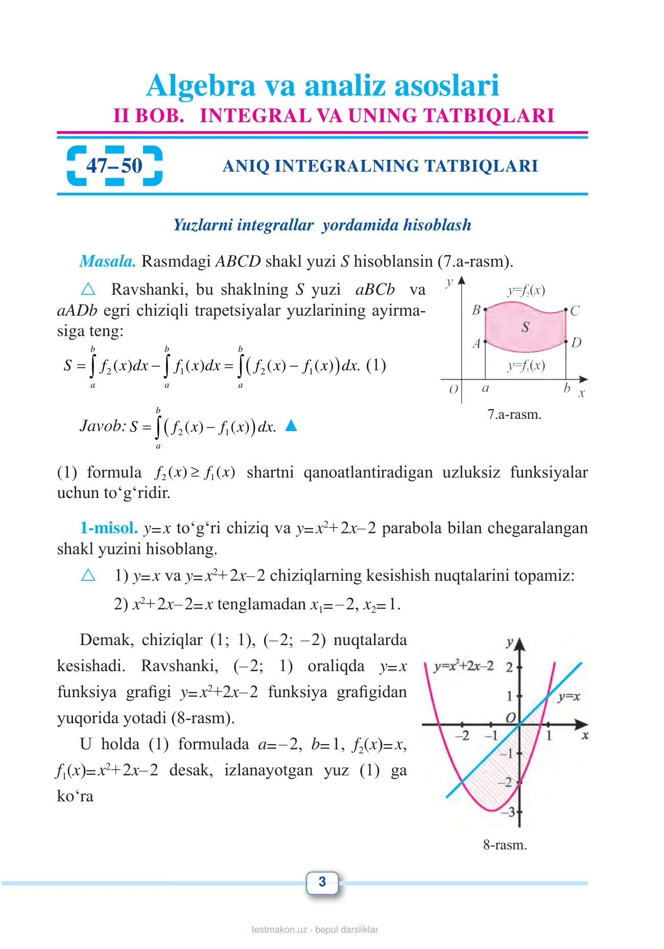 11-sinf Matematika 2-qism — 3-bet