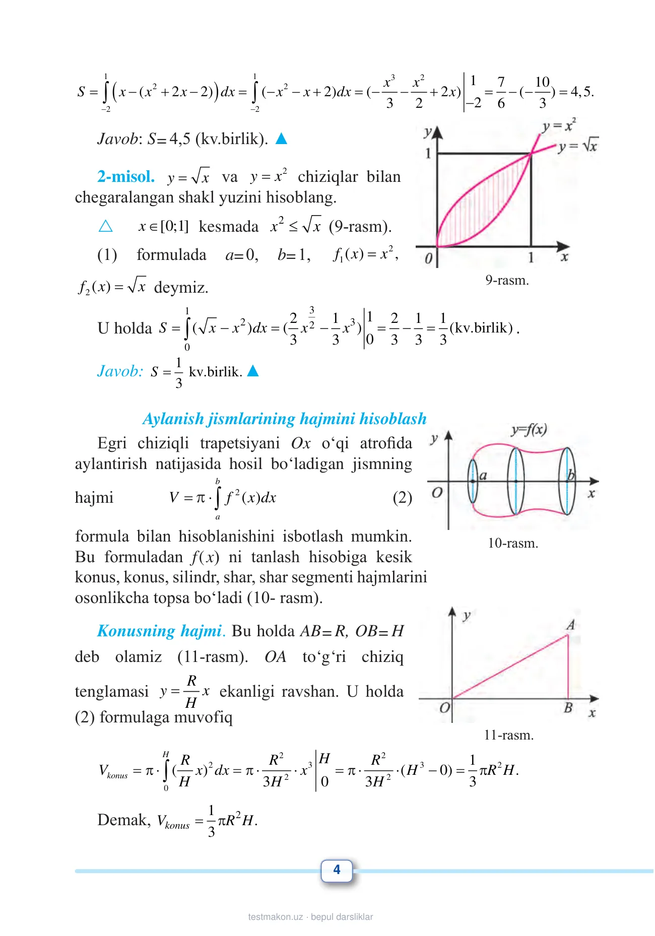 11-sinf Matematika 2-qism — 4-bet