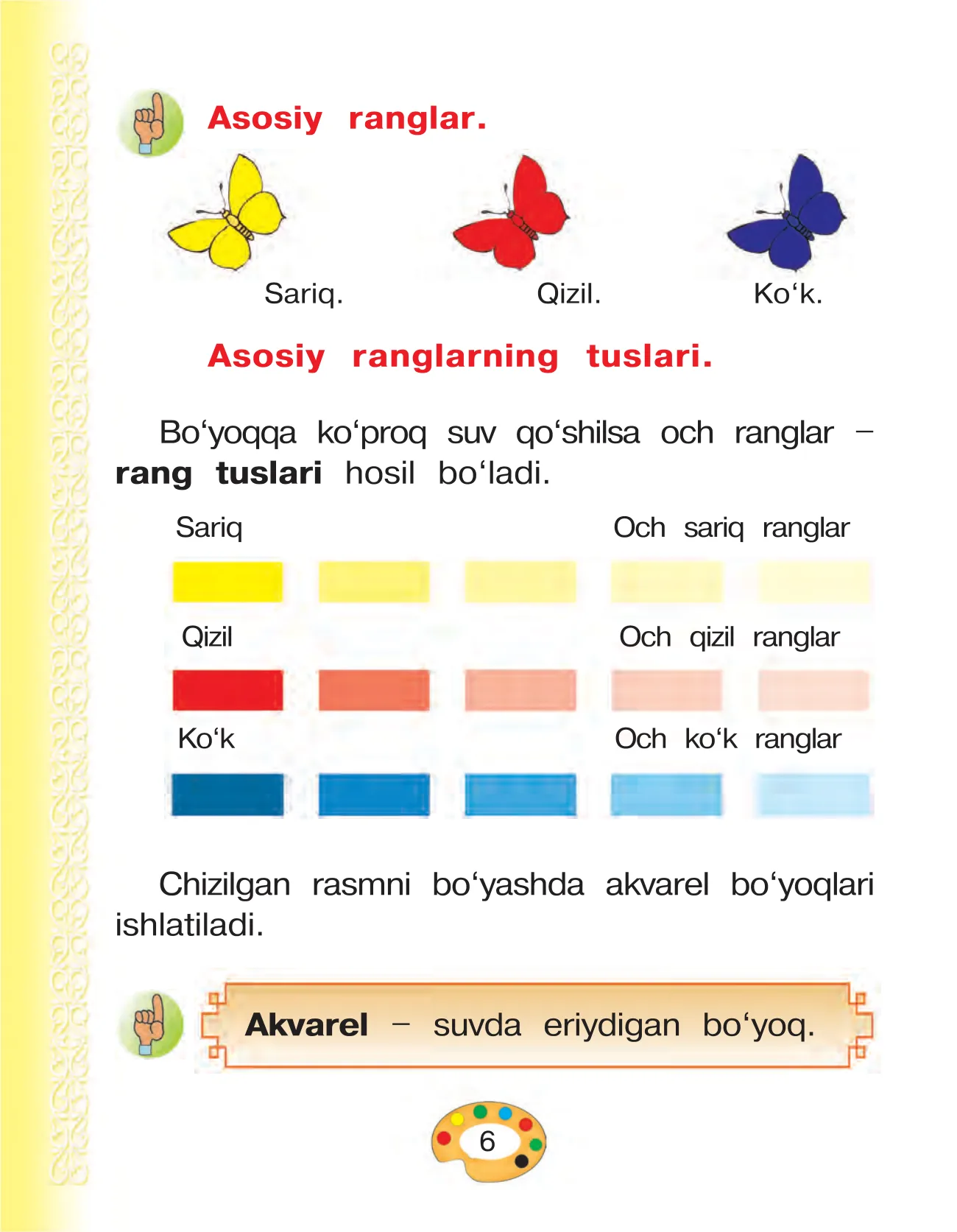 2-sinf Tasviriy san’at — 6-bet