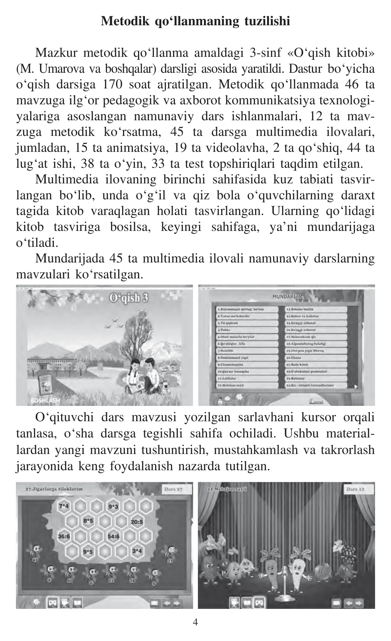 3-sinf O‘qish (metodika) — 4-bet