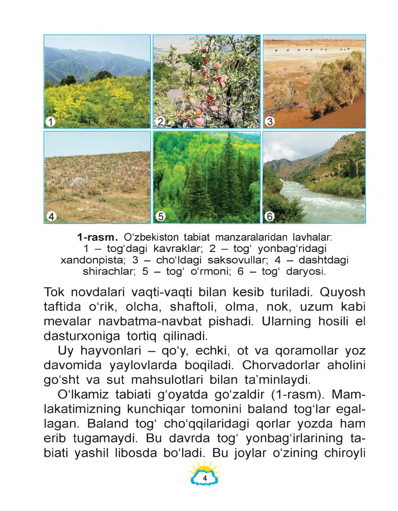 4-sinf Tabiatshunoslik — 4-bet