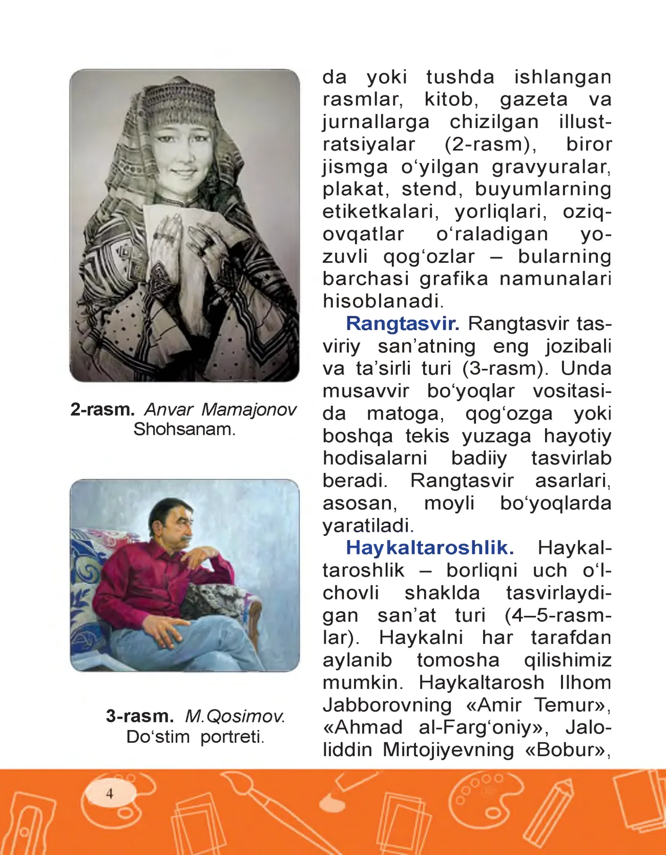 4-sinf Tasviriy san’at — 4-bet