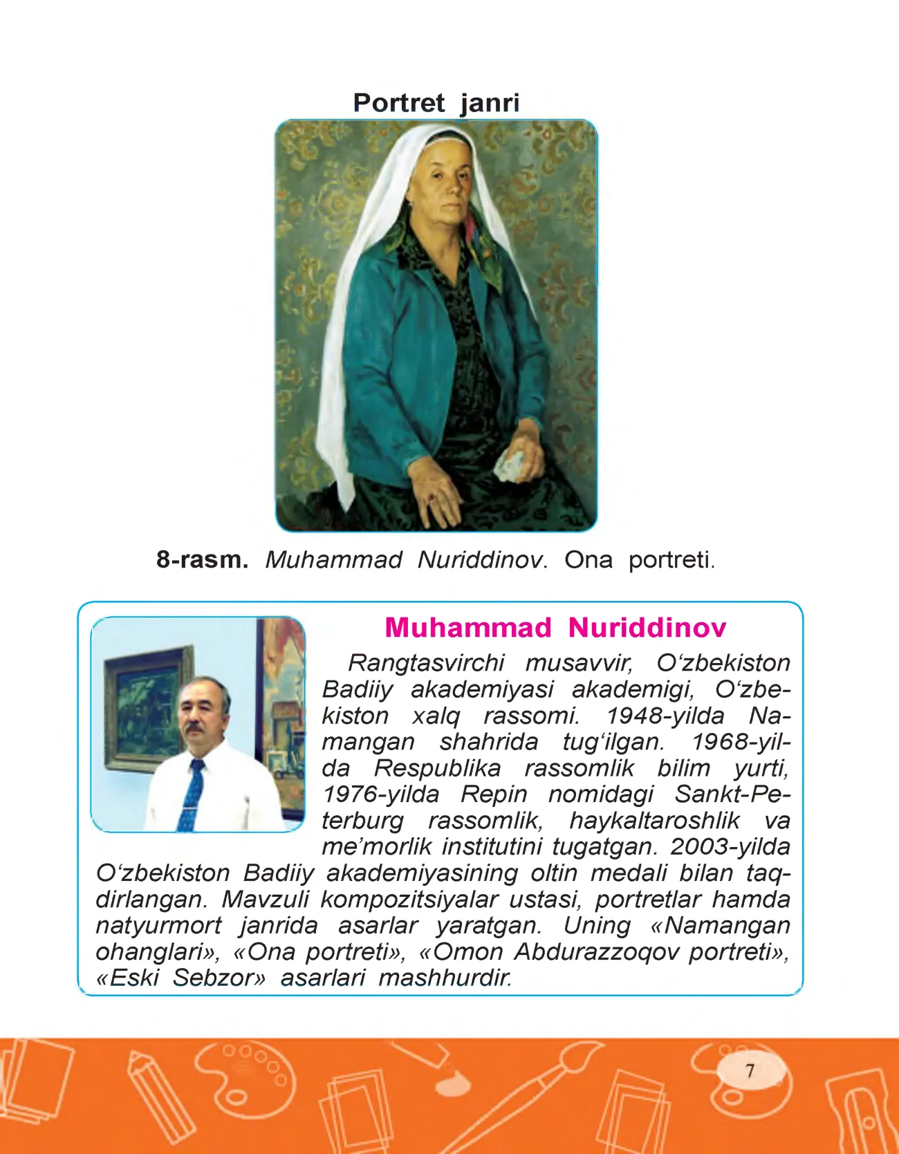 4-sinf Tasviriy san’at — 7-bet