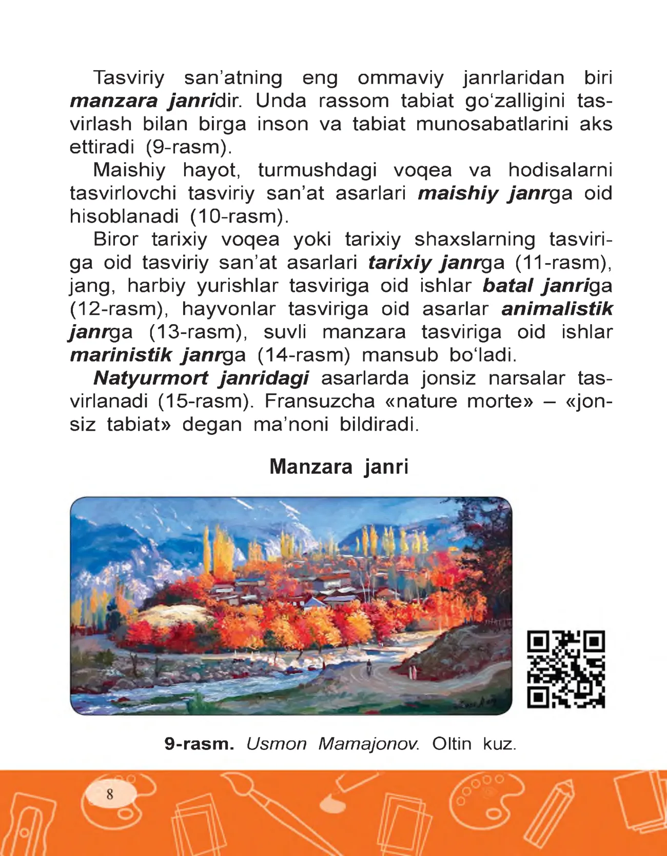 4-sinf Tasviriy san’at — 8-bet