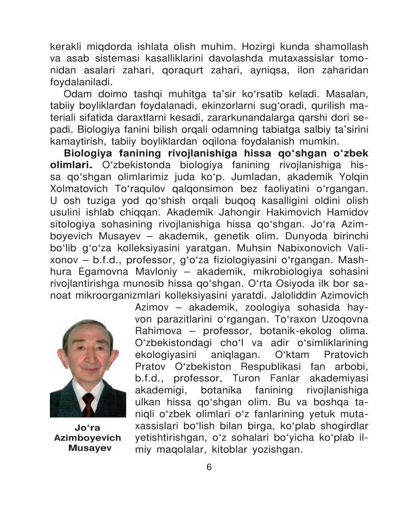 5-sinf Biologiya — 6-bet