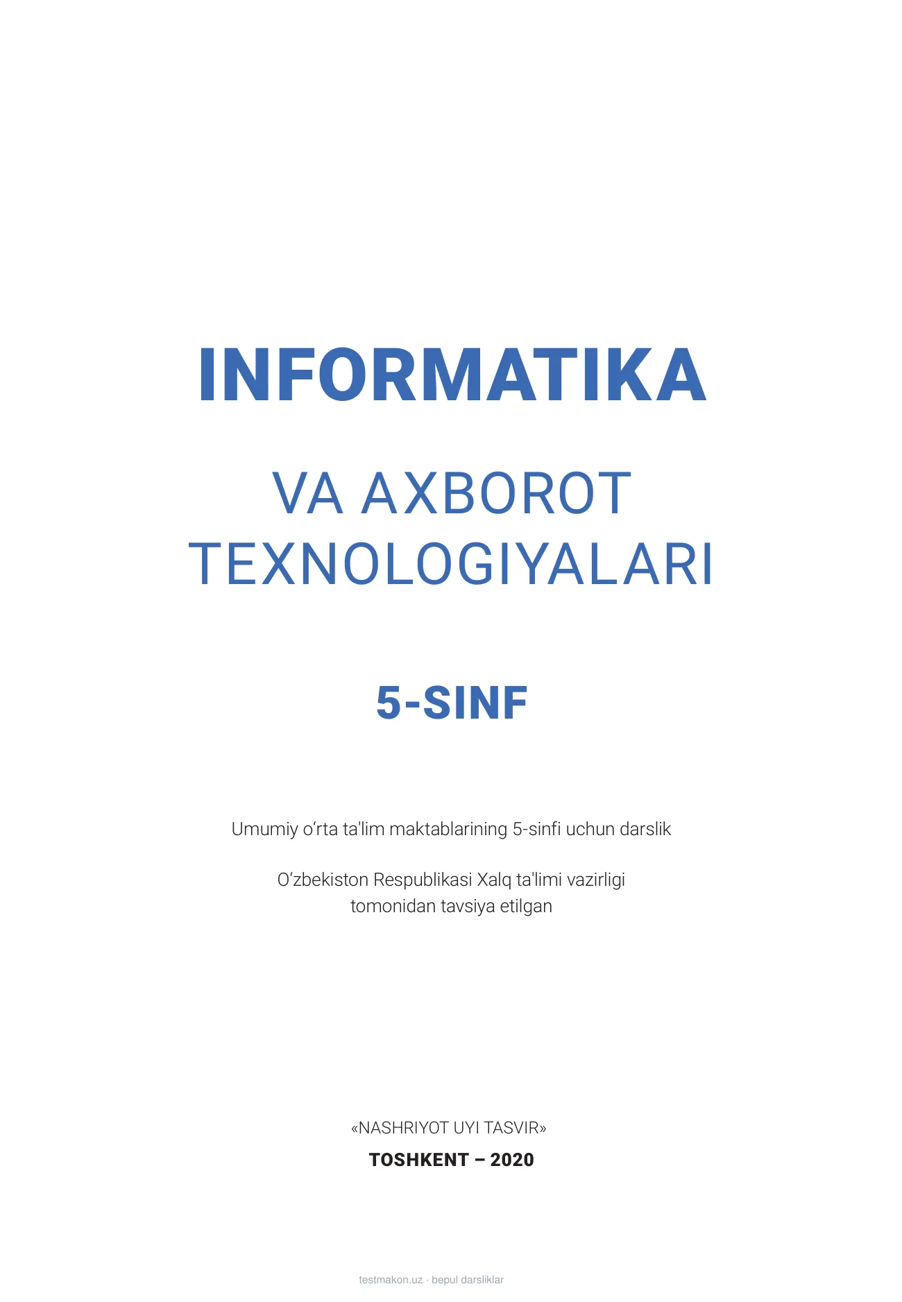 5-sinf Informatika — 2-bet