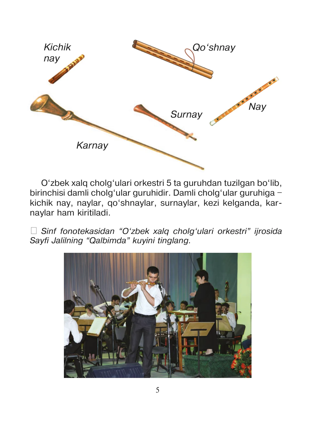 5-sinf Musiqa — 5-bet