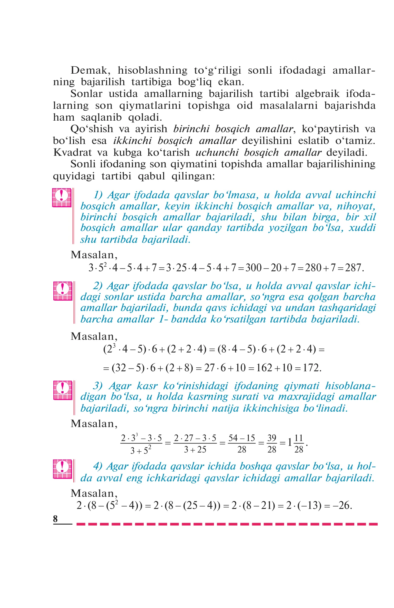 7-sinf Algebra — 8-bet