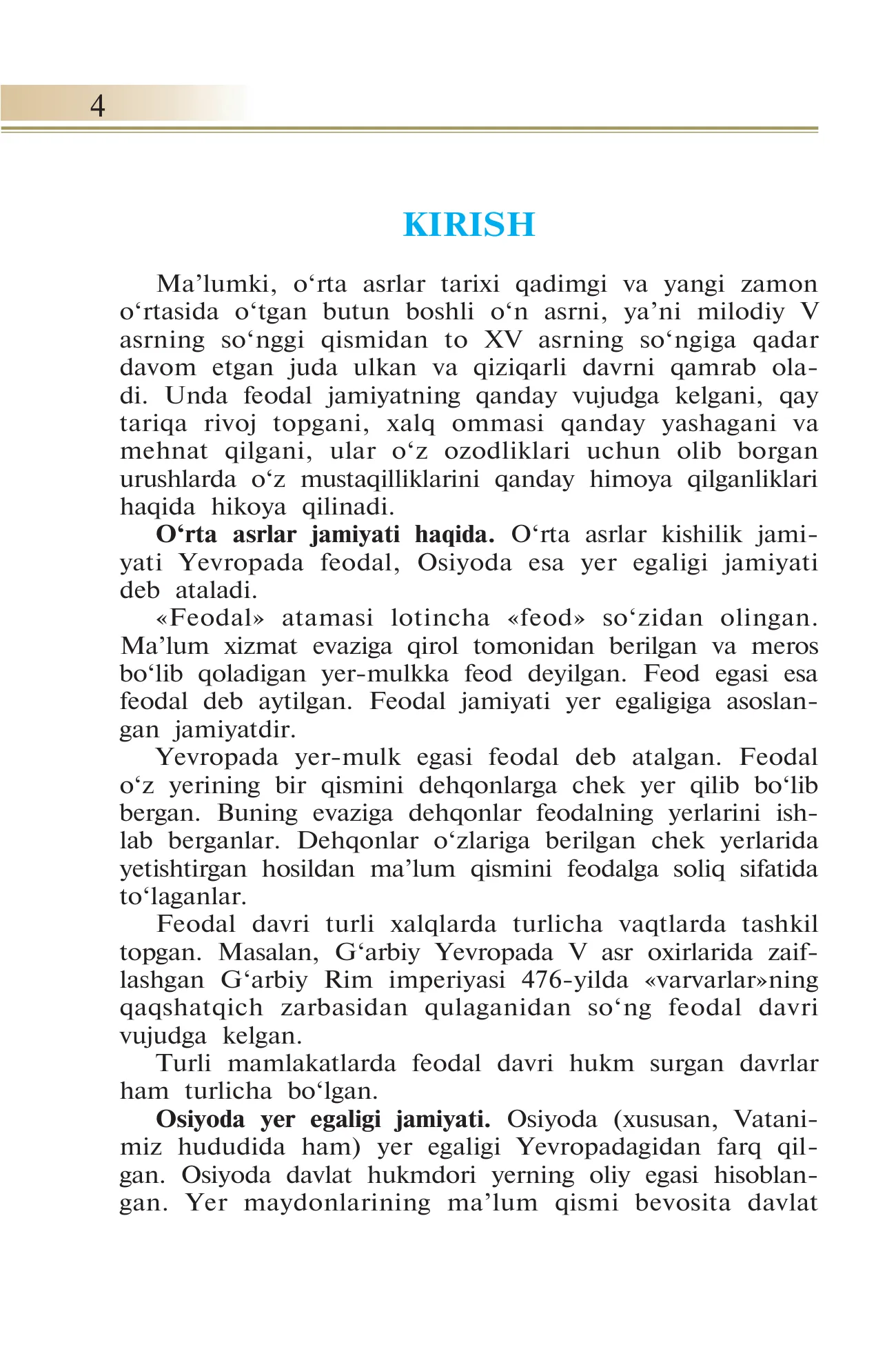 7-sinf Jahon tarixi — 4-bet
