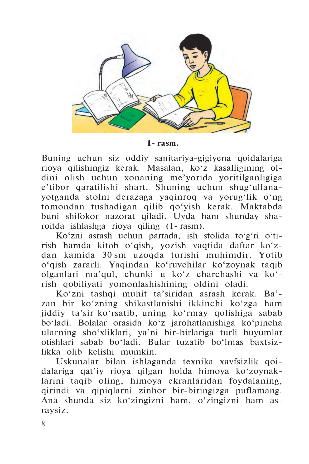 7-sinf Jismoniy tarbiya — 8-bet
