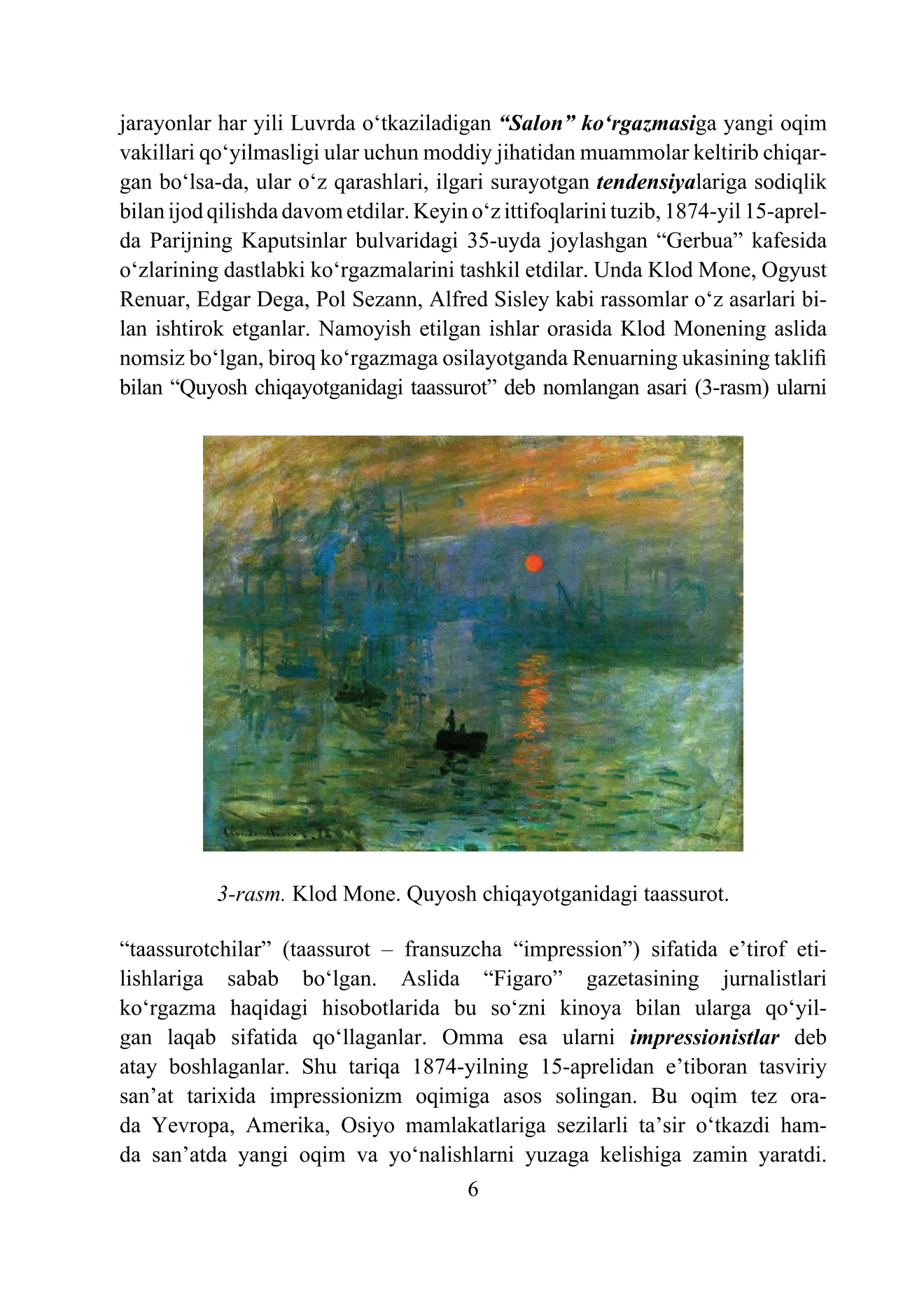 7-sinf Tasviriy san’at — 6-bet