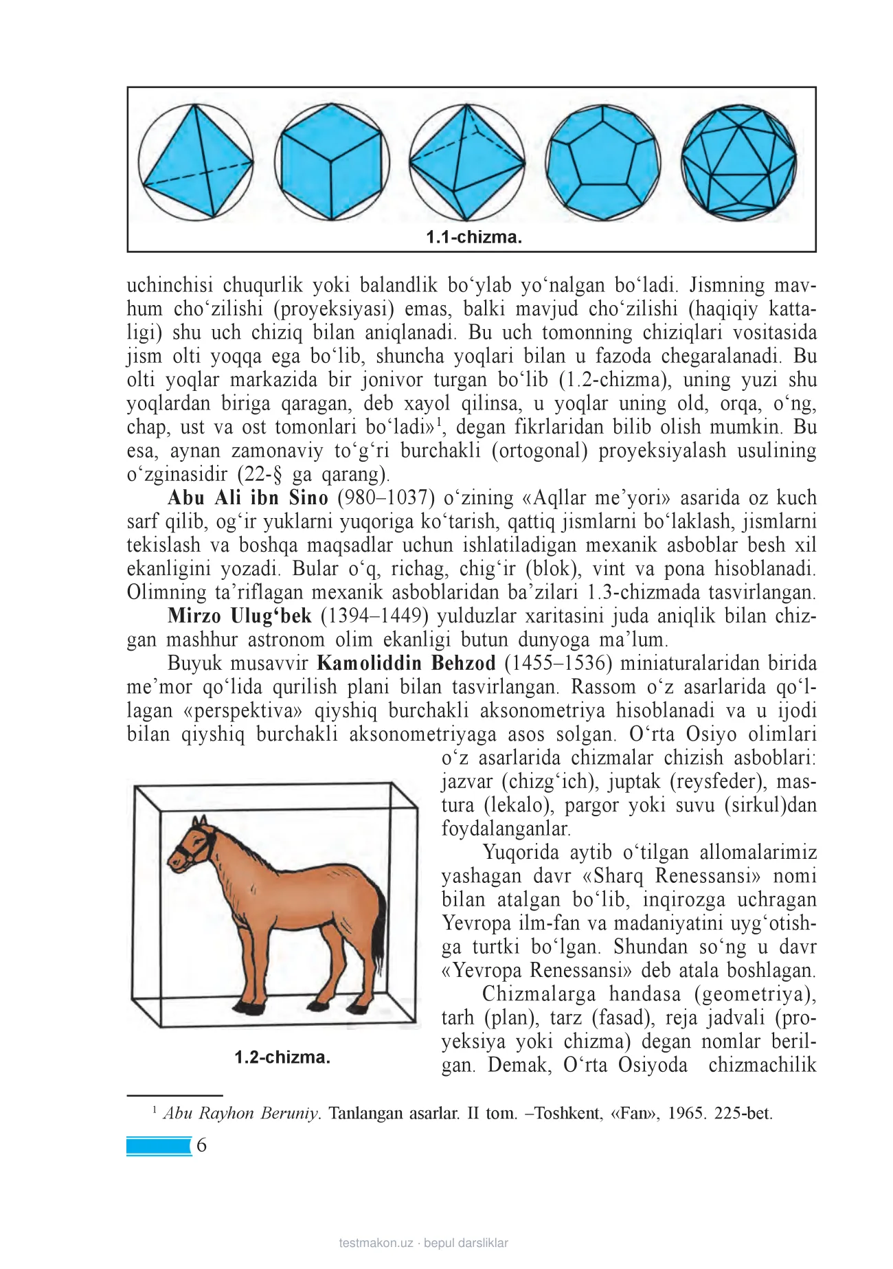 8-sinf Chizmachilik — 6-bet