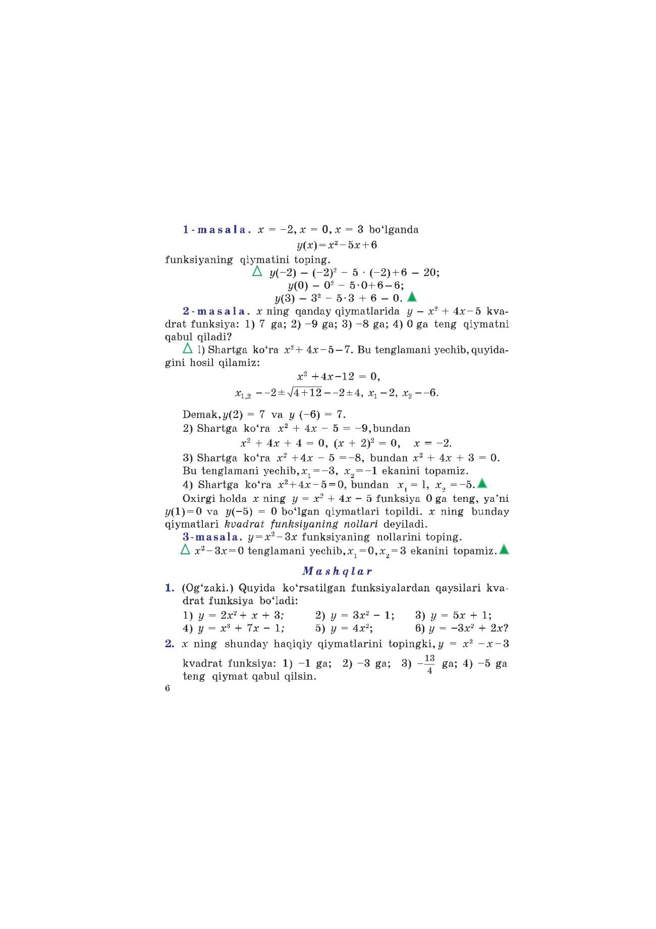 9-sinf Algebra — 6-bet