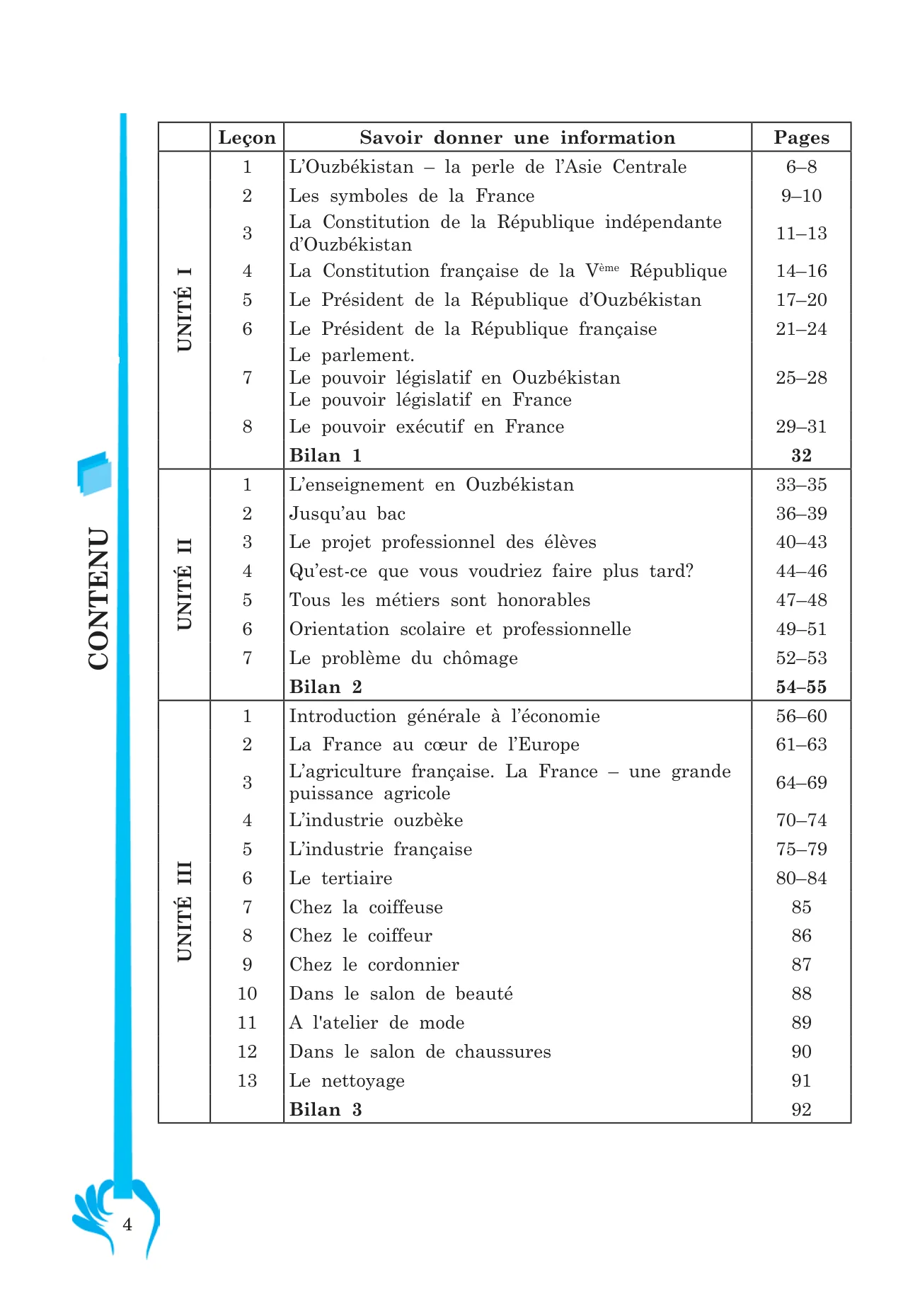 9-sinf Fransuz tili — 4-bet