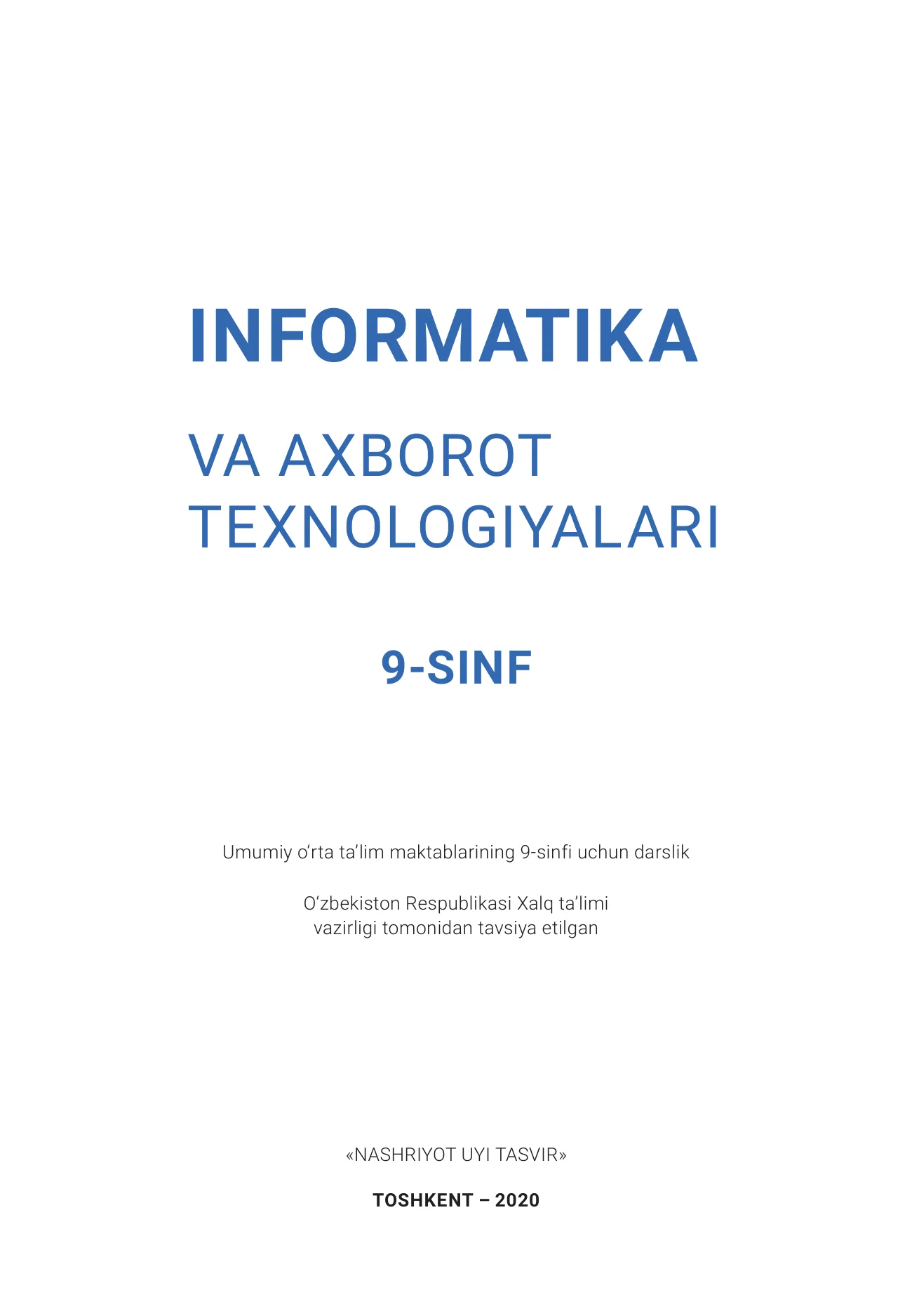 9-sinf Informatika — 2-bet