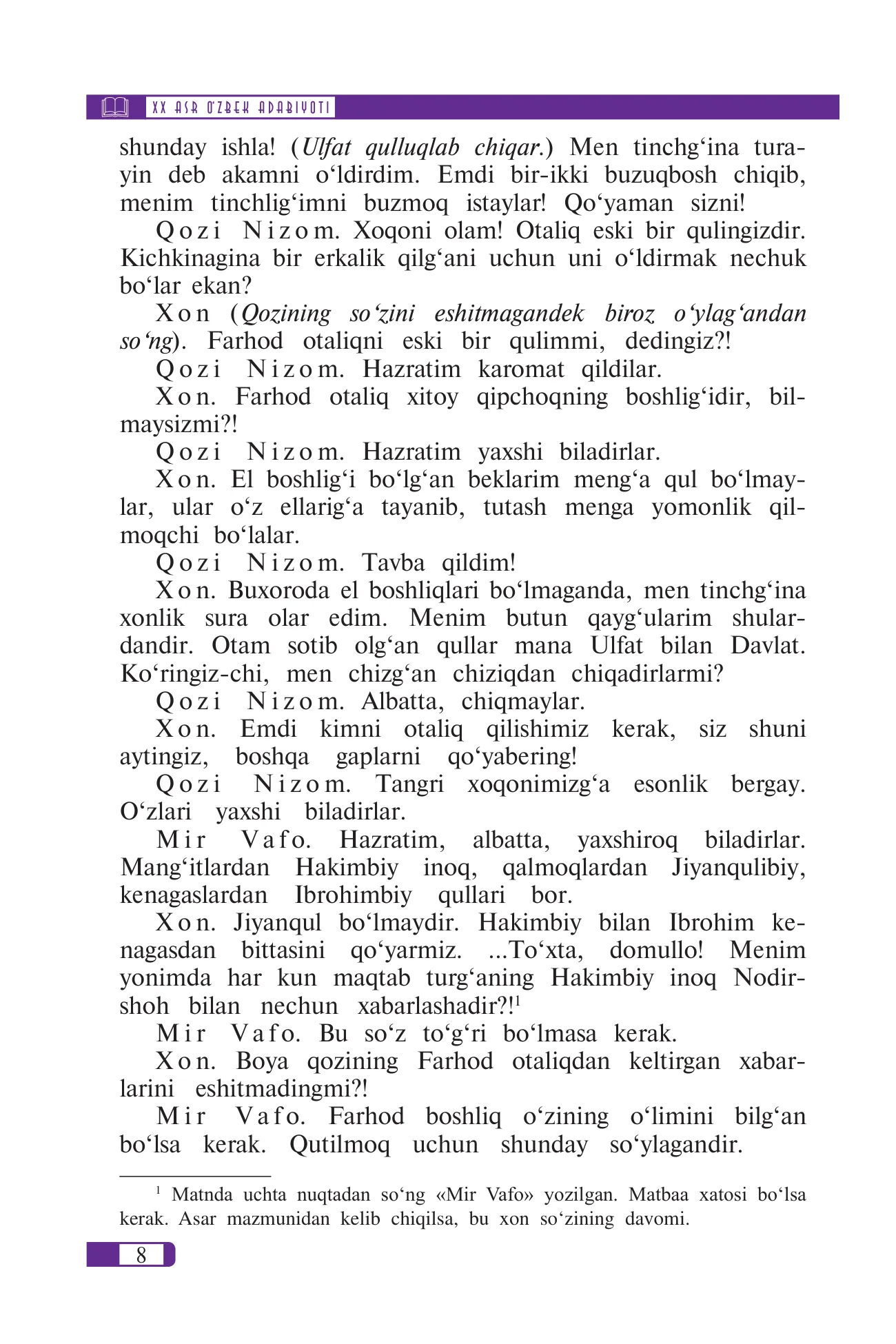 Adabiyot 11-sinf (2-qism) — 8-bet