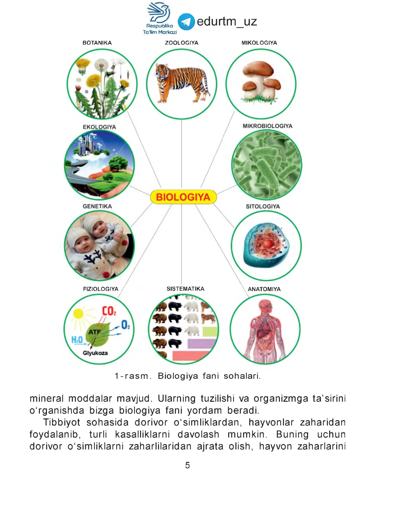 Biologiya 5-sinf — 6-bet